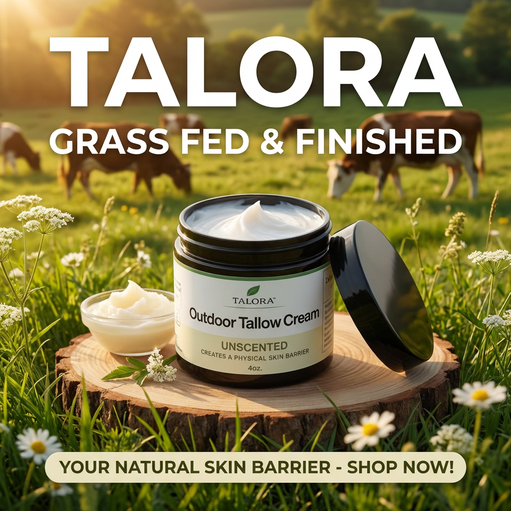 TALORA Outdoor Tallow Cream: Unscented (4 oz)