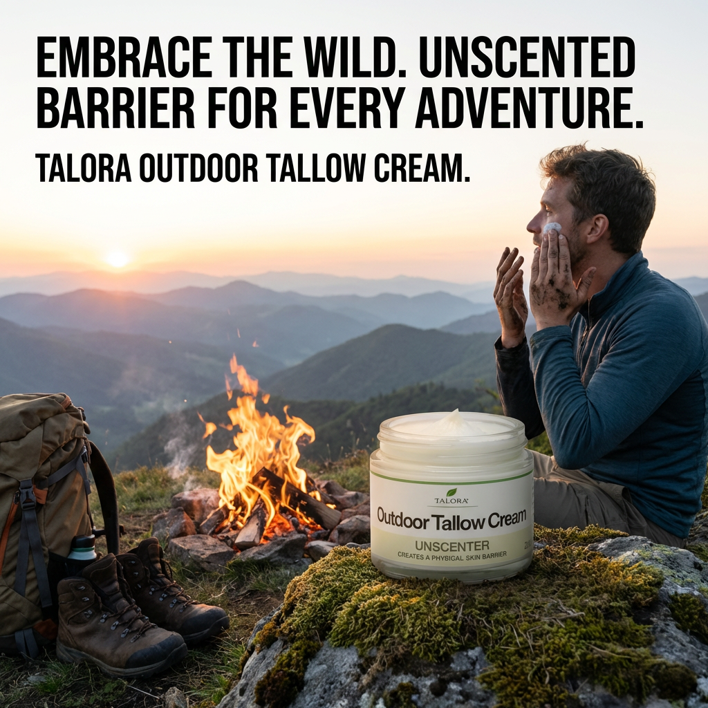 TALORA Outdoor Tallow Cream: Unscented (2 oz)