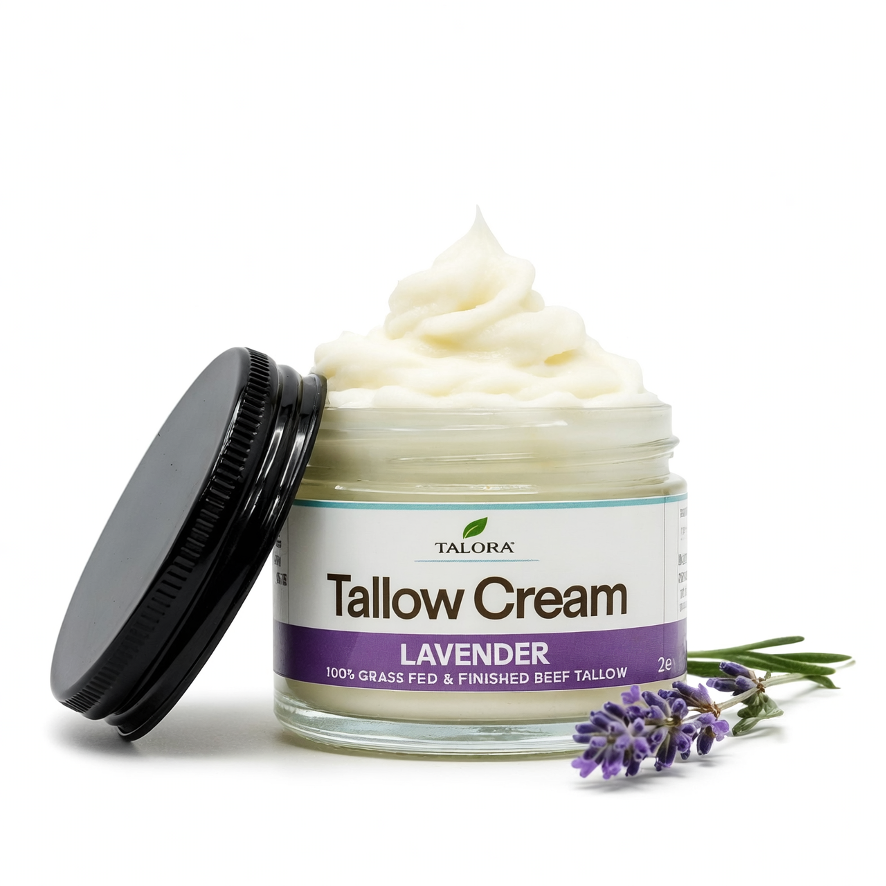 TALORA Tallow Cream: Lavender (2 oz)